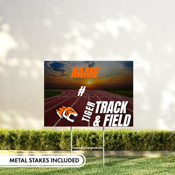 Track and Field Yard Sign Thumbnail