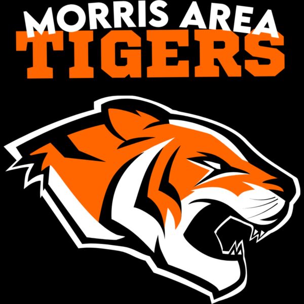 Morris Area Tigers all white words just orange on tiger all else white Thumbnail