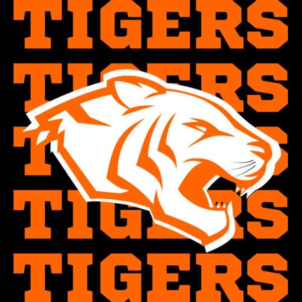 Tigers Repeated (Orange) Thumbnail