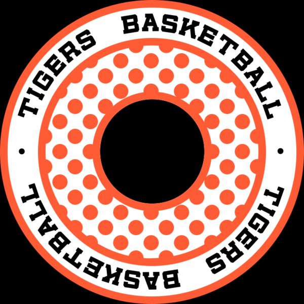 kld Tigers Basketball Polka Dot Monogram Thumbnail