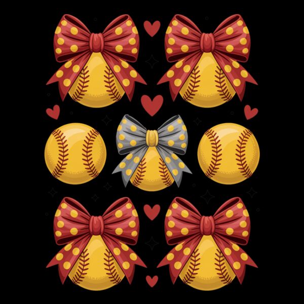 Softball Game Day Png  Softball Bow Png Thumbnail
